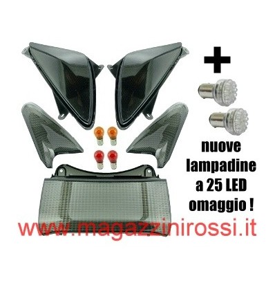 Kit vetri completo ONE Tuning fumè (ant. + post.) T-Ma