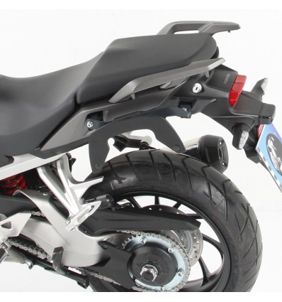 Telai laterali neri Hepco & Becker C-Bow system per Honda VFR800X Crossrunner dal 2015