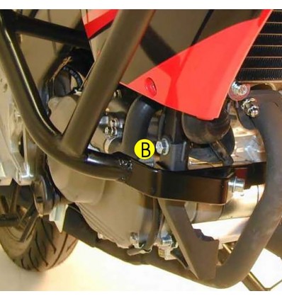 Paramotore nero Hepco & Becker per Honda CBF125 09-14