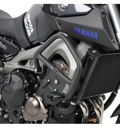 Paramotore antracite Hepco & Becker per Yamaha MT-09 dal 2013