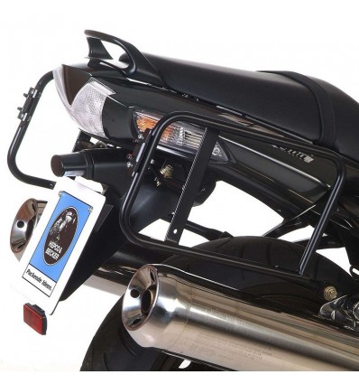 Coppia telai laterali neri Hepco & Becker Lock It per Kawasaki ZZ-R 1400 06-11