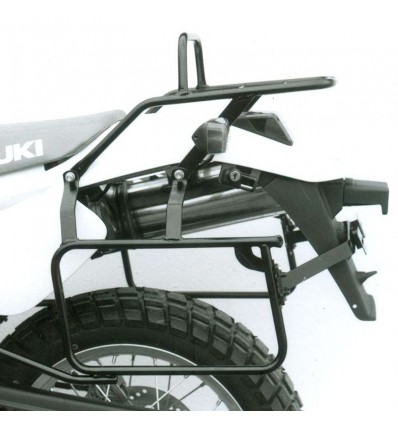 Portapacchi e telai laterali Hepco & Becker neri per Suzuki DR 650 SE dal 1996