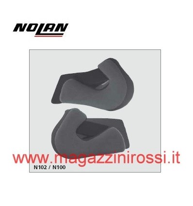 Guanciali ricambio casco Nolan N100E, N101, N102 e XLite X1001
