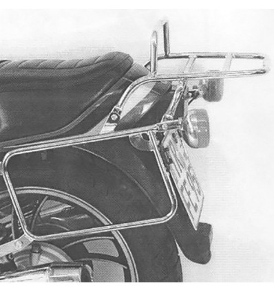 Portapacchi e telai laterali Hepco & Becker cromati per Yamaha XJ650 80-81
