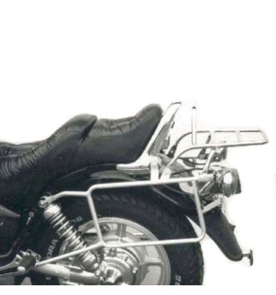Portapacchi e telai laterali Hepco & Becker cromati per Yamaha XV750 Virago 92-98