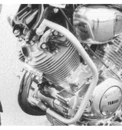 Paramotore cromato Hepco & Becker per Yamaha XV750 Virago 92-98