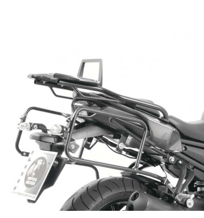 Coppia telai laterali neri Hepco & Becker Lock It per Yamaha FZ8 dal 2010