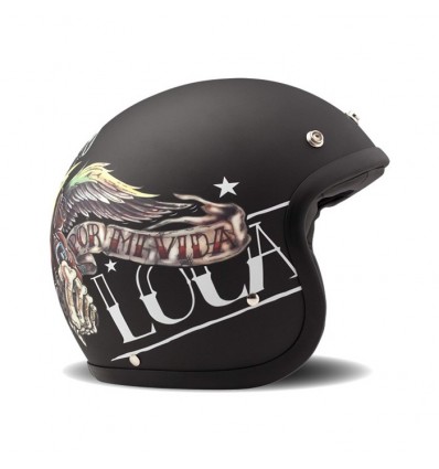 Casco DMD Helmets serie Vintage grafica Vida Loca