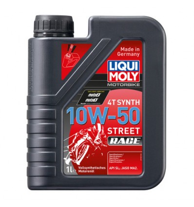 Olio Liqui Moly Motorbike 4T Synth 10W-50 Street Race 1 LT