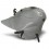 Copriserbatoio Bagster per Aprilia Caponord 1000 01-06 in similpelle grigio acciaio
