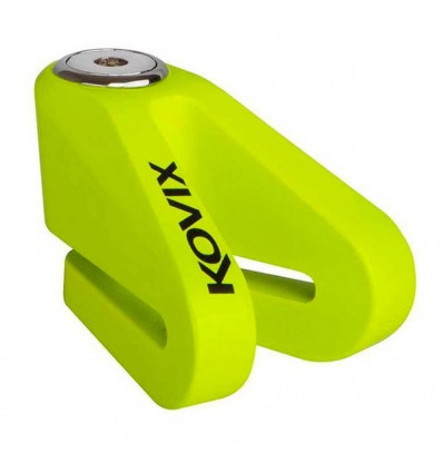 Bloccadisco Kovix KV1 con perno da 5mm giallo fluo