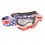 Maschera da cross Pro Grip 3303 Graphic line USA con lente antifog