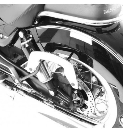Telai laterali Hepco & Becker C-Bow system per Moto Guzzi Eldorado/Audace cromati