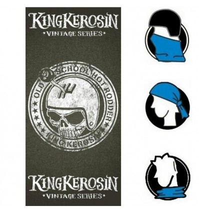 Collare bandana King Kerosin Tunnel grafica Oldschool Rodder