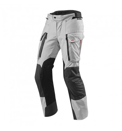Pantaloni da moto Revit Sand 3 argento e antracite