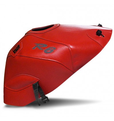 Copriserbatoio Bagster per Yamaha YZF R6 03-05 in similpelle rosso