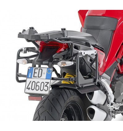 Portavaligie laterale Givi Monokey Trekker Outback per Ducati Multistrada 950 2017