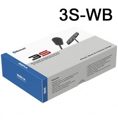 Interfono da casco Bluetooth Sena 3S-WB per caschi modulari montaggio interno