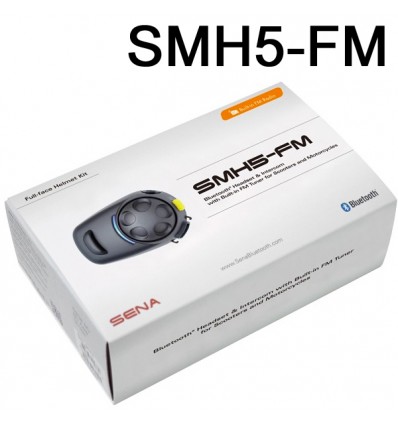 Interfono da casco Bluetooth Sena SMH5-FM con radio