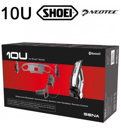Interfono da casco Bluetooth Sena 10U alta qualità per Shoei Neotec