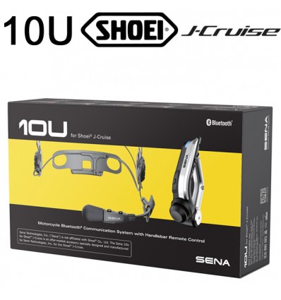 Interfono da casco Bluetooth Sena 10U alta qualità per Shoei J-Cruise