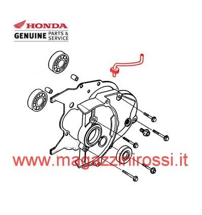 Meccanica - Tubo sfiato scatola ingranaggi Honda 50cc D