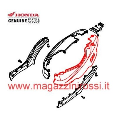 Carena - Fiancata laterale sx Honda Dio ZX  94-03