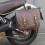 Borsa laterale MCJ Business in pelle marrone per Ducati Scrambler