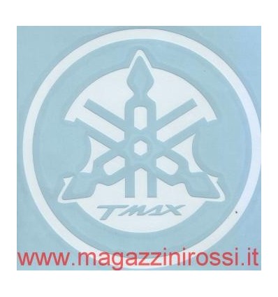 Adesivi (2) logo Diapason per carter T-Max 13 cm bianco