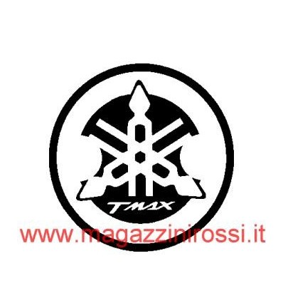 Adesivi (2) logo Diapason per carter T-Max 13 cm nero