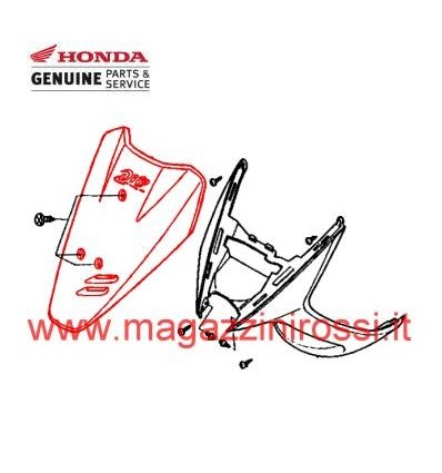 Carena - Scudo anteriore Honda SC, ZX93