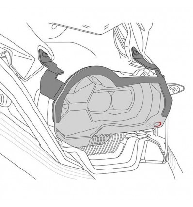 Protezione faro in plexiglass Puig per KTM 1290 Super Adventure