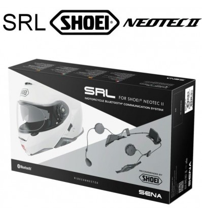 Interfono Bluetooth Sena SRL per Shoei Neotec 2 alta qualità multitasking con radio