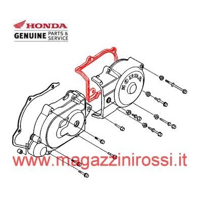 Guarnizione carter frizione Honda 50cc Dio ZX93, SC, GP, SP