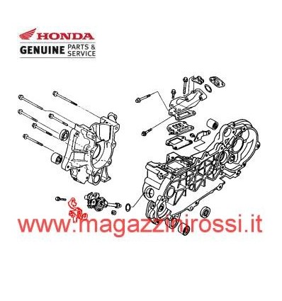 Meccanica - Staffa miscelatore Honda 50cc Dio ZX93, SC,
