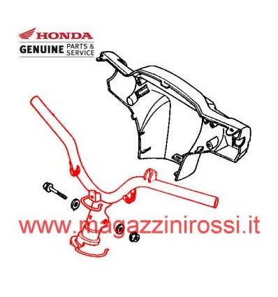 Meccanica - Manubrio Honda Dio SC, ZX93