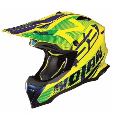 Casco off-road Nolan N53 Whoop led yellow