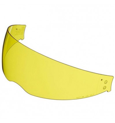 Visierina interna Shoei QSV-1 per caschi predisposti gialla alta definizione