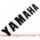 Adesivo scritta Yamaha effetto stirato 30 cm