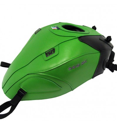 Copriserbatoio Bagster per Kawasaki H2 e H2 SX in similpelle nero opaco e verde