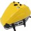 Copriserbatoio Bagster per Yamaha XV 950/R in similpelle giallo, nero e bianco