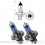 Lampada alogena H4 Blue Xe 12v 100/80w