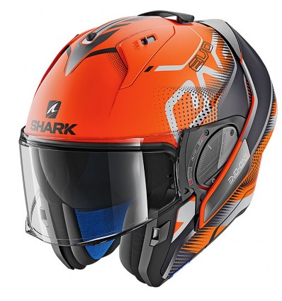 Casco Shark Helmets Evo-One 2 Keenser arancio, nero e antracite