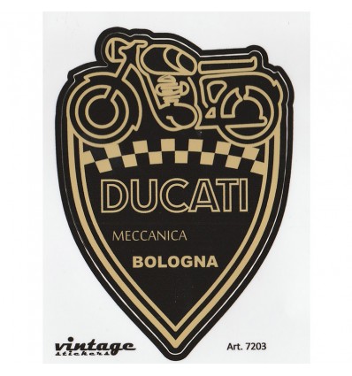 Adesivo serie Vintage DUCATI 9x12 cm