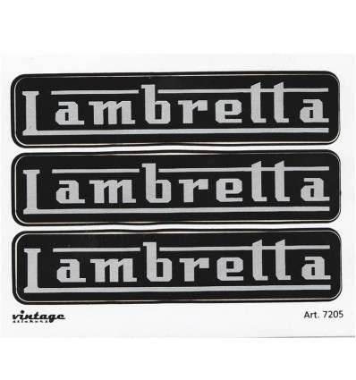 Adesivo serie Vintage LAMBRETTA 9x12 cm