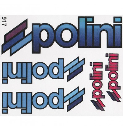 Set adesivi 20x24 cm Polini