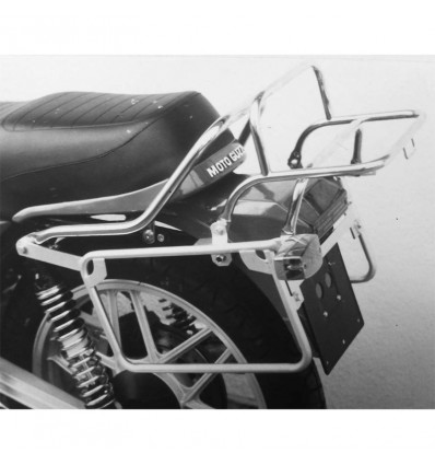 Portapacchi e telai laterali cromati Hepco & Becker per Moto Guzzi V65