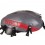 Copriserbatoio Bagster per Yamaha XSR 900 16-21 in similpelle piombo, neroe rosso