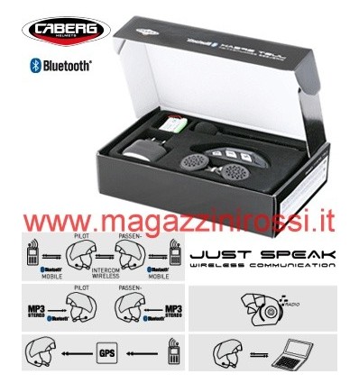 Bluetooth kit Caberg Just Speak solo per caschi Sintesi
