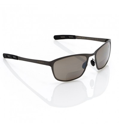 Occhiali Emblema A-TOM Rutenio con lunette per presbiti lenti +1,50